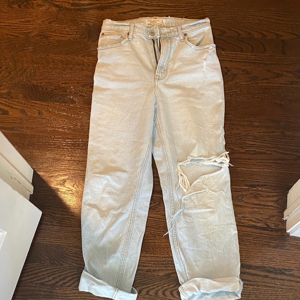 Abercrombie & Fitch 90s Straight Ultra High Rise